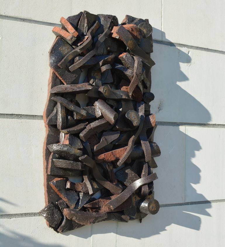 Original Abstract Wall Sculpture by Ognyan Chitakov