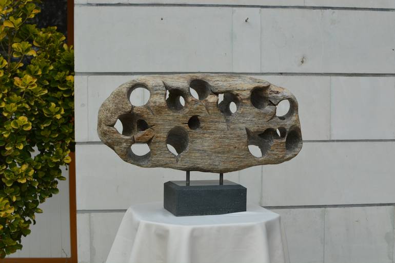Original Abstract Water Sculpture by Ognyan Chitakov