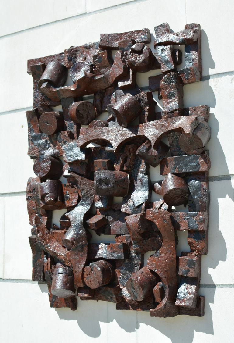 Original Abstract Wall Sculpture by Ognyan Chitakov