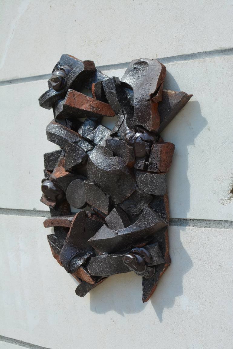 Original Abstract Wall Sculpture by Ognyan Chitakov