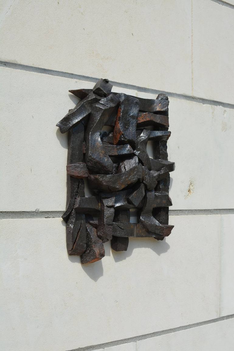 Original Abstract Wall Sculpture by Ognyan Chitakov