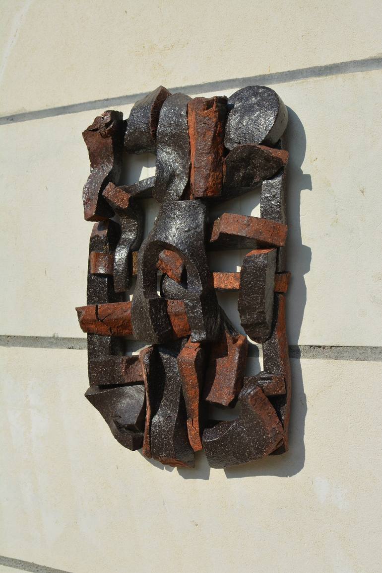 Original Abstract Wall Sculpture by Ognyan Chitakov