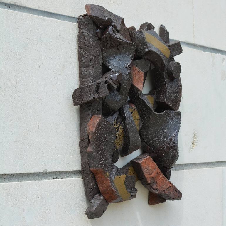 Original Abstract Wall Sculpture by Ognyan Chitakov