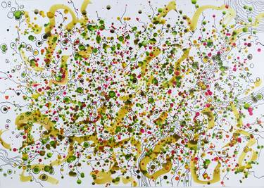 Original Abstract Painting by Abu Jafar