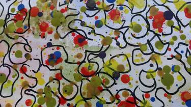 Original Abstract Paintings by Abu Jafar