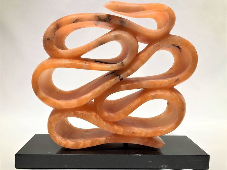 Original Abstract Patterns Sculpture by Jeff Rosenfeld