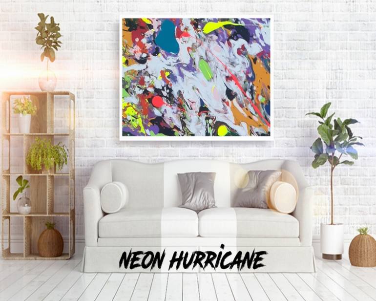Original Abstract Expressionism Abstract Painting by Ervin Doepel