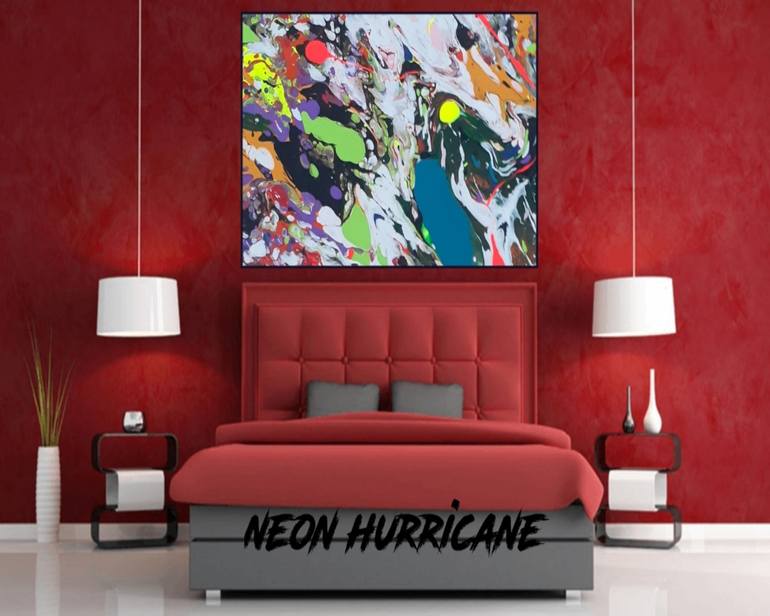 Original Abstract Expressionism Abstract Painting by Ervin Doepel