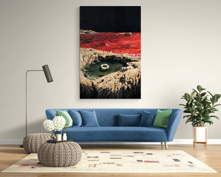 Original Contemporary Seascape Painting by Sofia Fresia