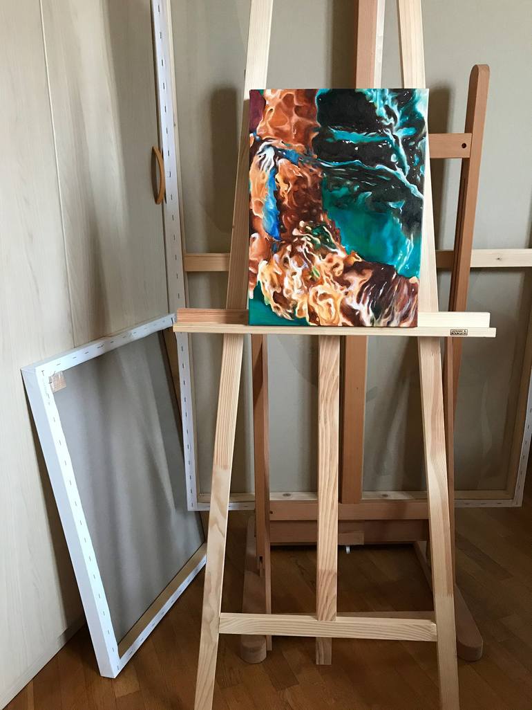 Original Abstract Water Painting by Sofia Fresia