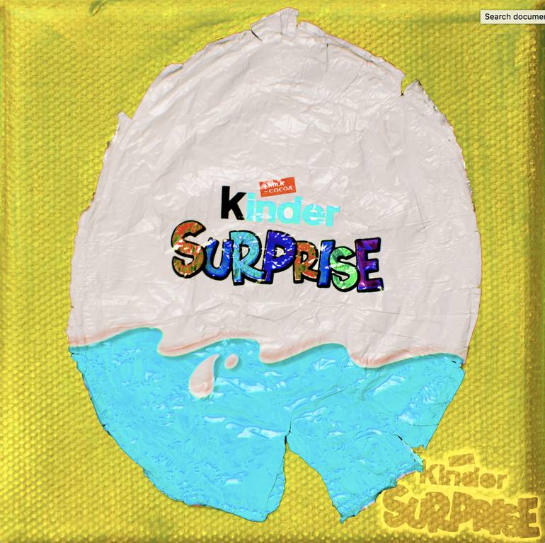 Yellow Kinder Surprise Limited Edition of 10 Photography by