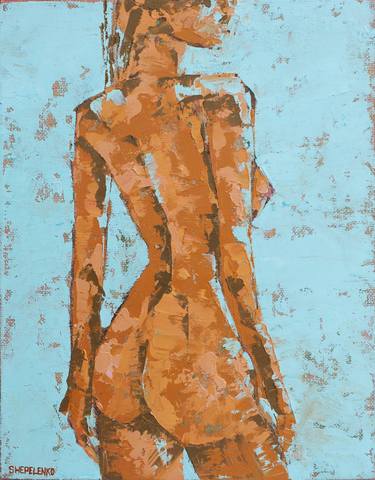 Print of Abstract Nude Paintings by Maria Shepelenko