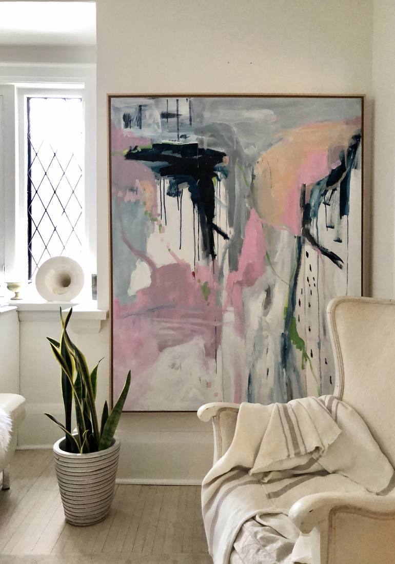 Original Abstract Expressionism Abstract Painting by Johanna Reynolds