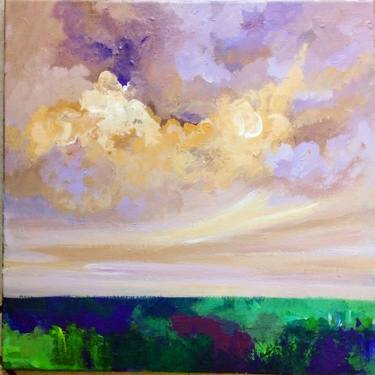 Original Abstract Expressionism Landscape Paintings by Suzette Bartlett