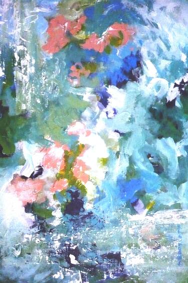 Print of Abstract Floral Paintings by Suzette Bartlett