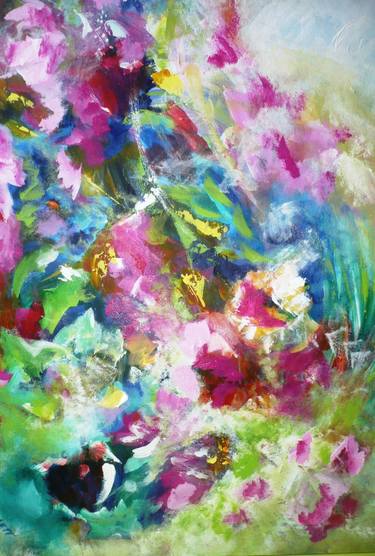 Print of Impressionism Nature Paintings by Suzette Bartlett