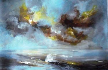 Original Abstract Seascape Paintings by Suzette Bartlett