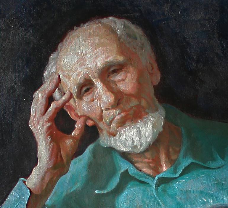 Original Figurative People Painting by Oleg Omelchenko