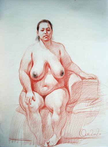 Print of Illustration Nude Drawings by Oleg Omelchenko