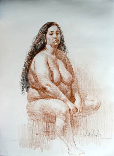 Print of Nude Drawings by Oleg Omelchenko