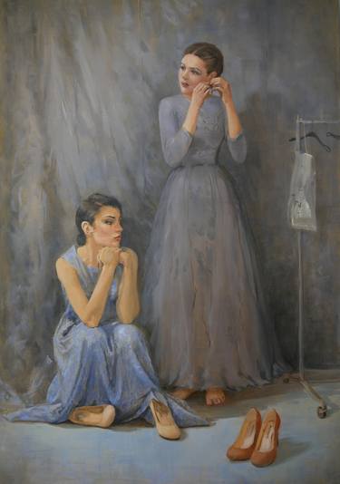 Original Figurative Portrait Paintings by Irina Musonov