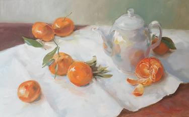 Still life with tangerines thumb