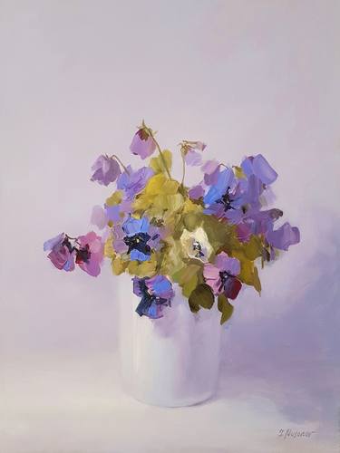 Still life with violets thumb
