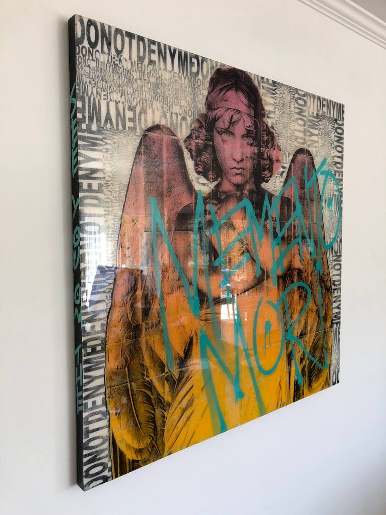 Original Fine Art Mortality Painting by Monti Montalvo