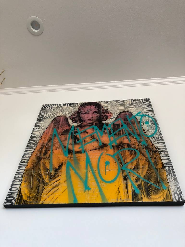 Original Fine Art Mortality Painting by Monti Montalvo