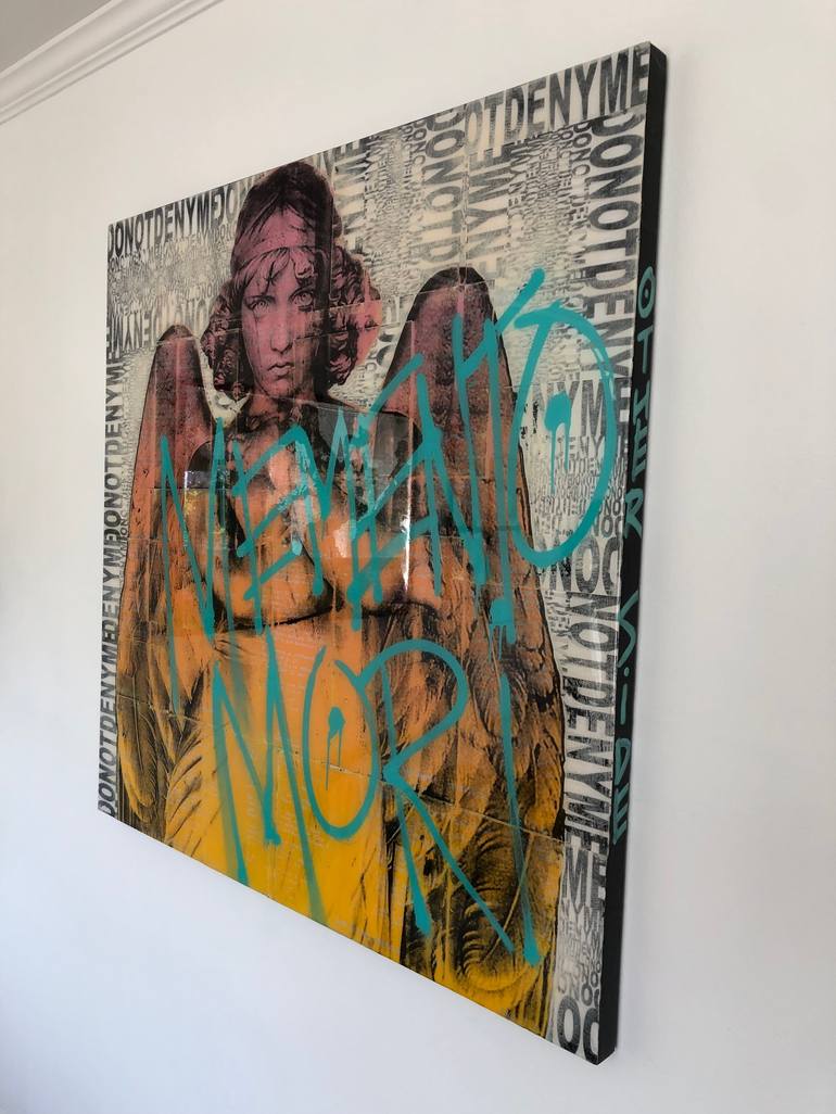 Original Fine Art Mortality Painting by Monti Montalvo