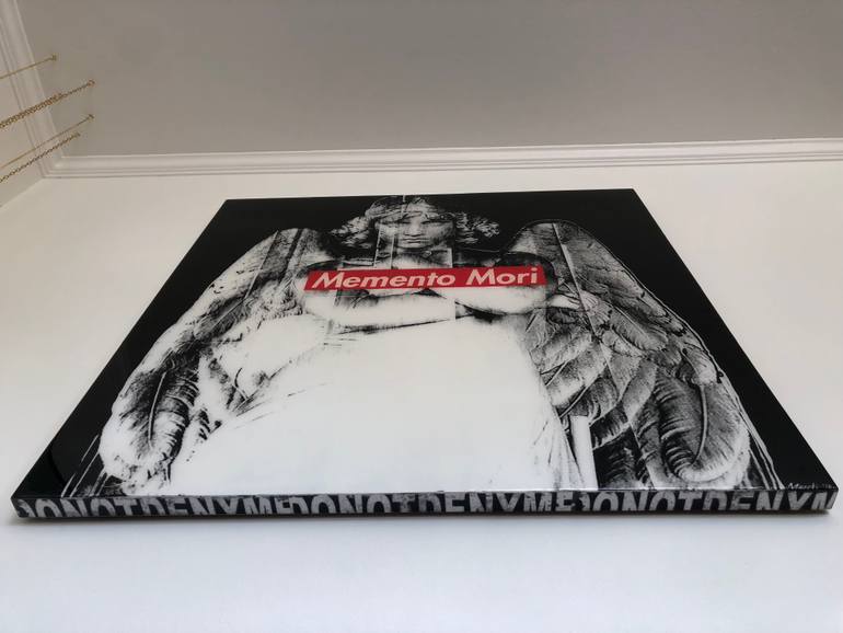 Original Fine Art Mortality Painting by Monti Montalvo