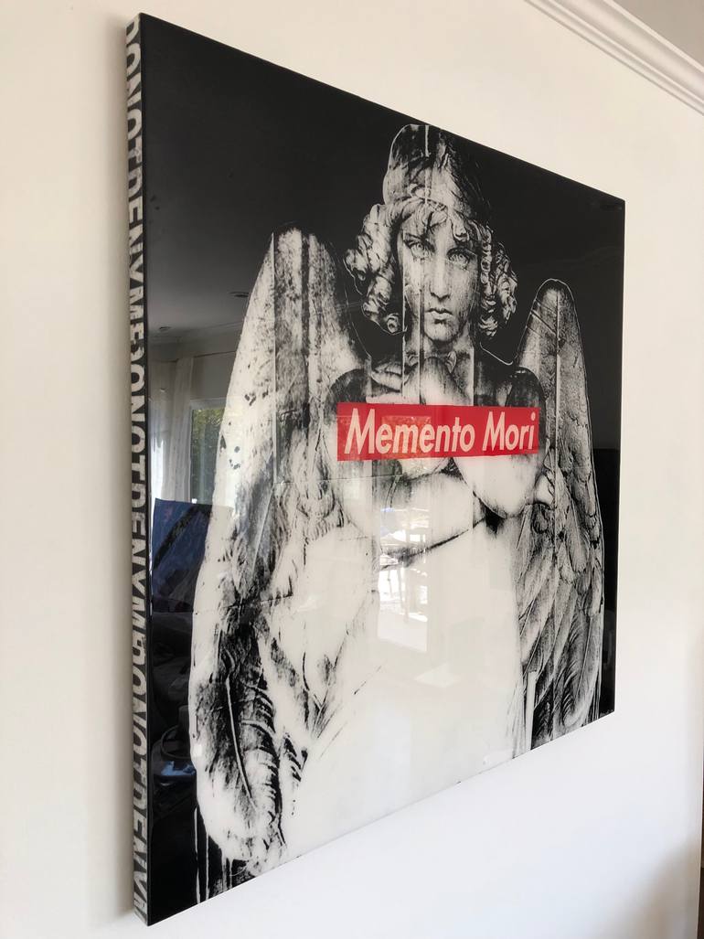 Original Fine Art Mortality Painting by Monti Montalvo