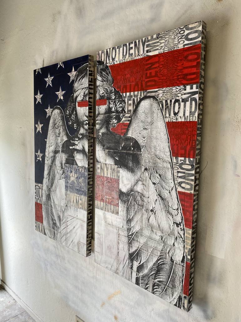 Original Street Art Political Painting by MONTi Montalvo