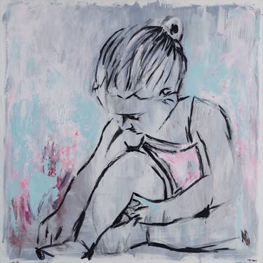 Print of Figurative Children Paintings by Lou Sheldon
