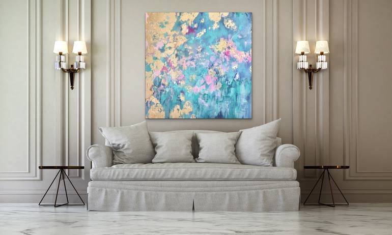 Original Abstract Painting by Lou Sheldon