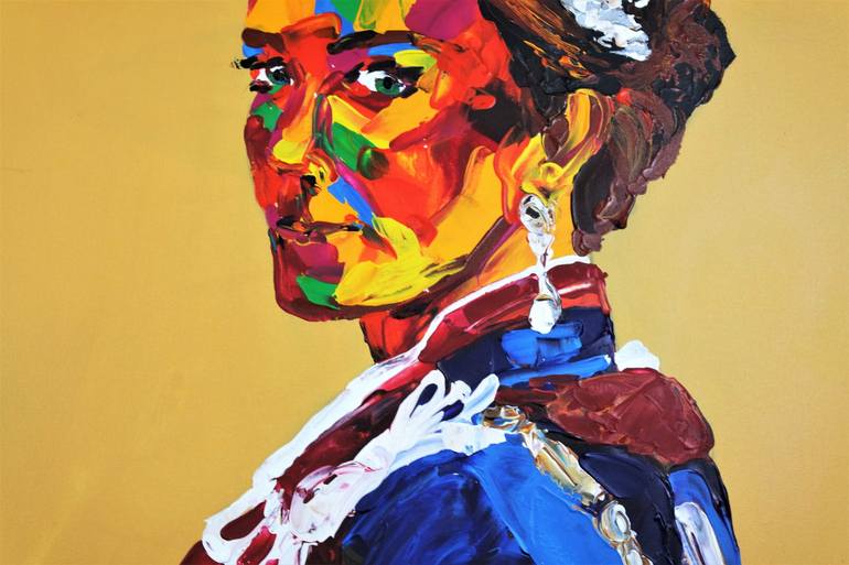 Original Portrait Painting by Eraclis Aristidou