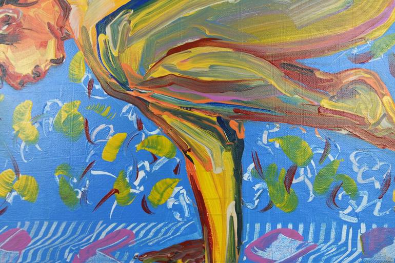 Original Abstract Expressionism Health & Beauty Painting by Eraclis Aristidou