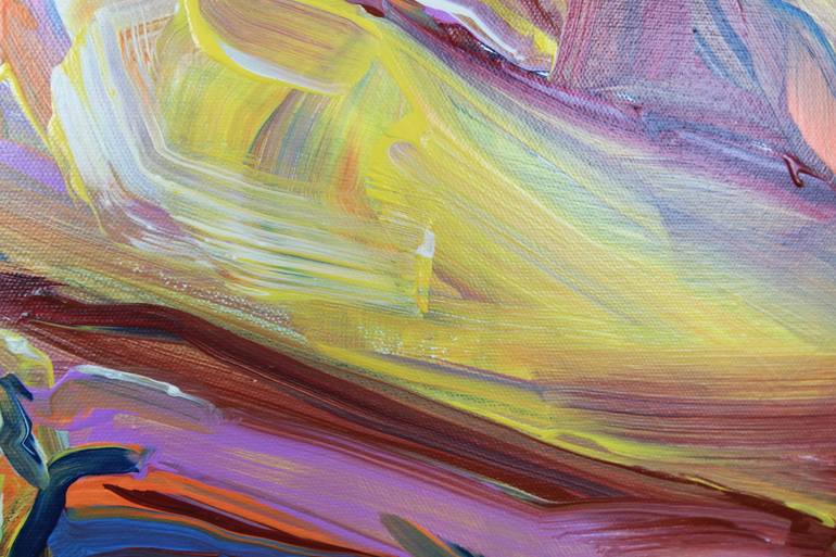 Original Abstract Expressionism Nude Painting by Eraclis Aristidou