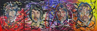 Original Abstract Expressionism Celebrity Paintings by Eraclis Aristidou