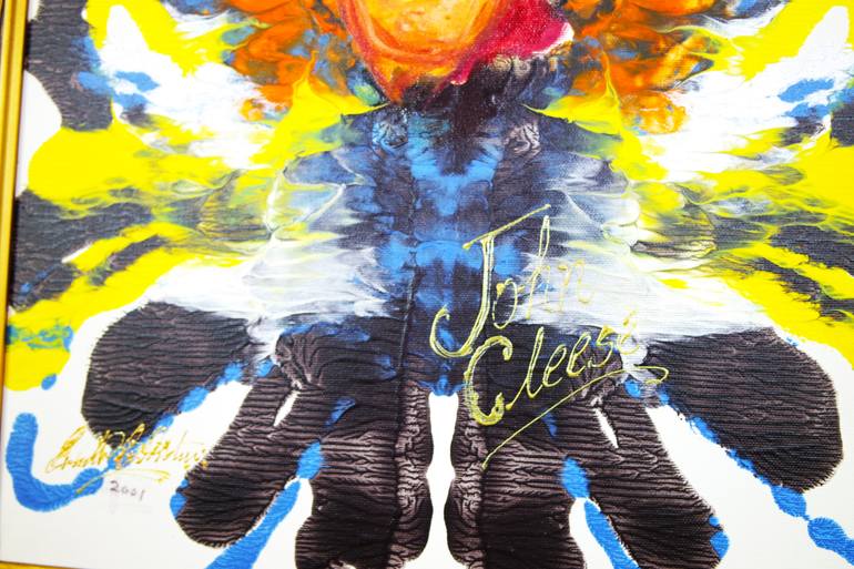 Original Abstract Expressionism Cinema Painting by Eraclis Aristidou