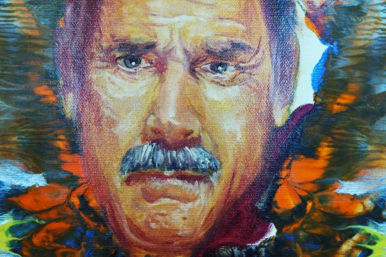 Original Abstract Expressionism Cinema Painting by Eraclis Aristidou