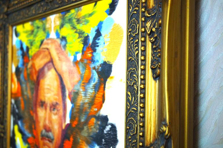 Original Abstract Expressionism Cinema Painting by Eraclis Aristidou