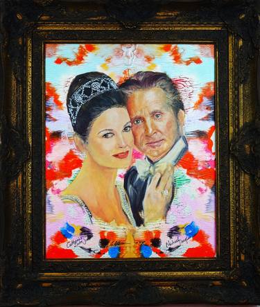 Original Portraiture Love Painting by Eraclis Aristidou