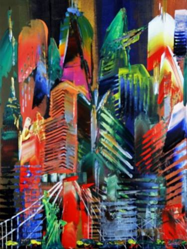 Print of Abstract Expressionism Architecture Paintings by Eraclis Aristidou