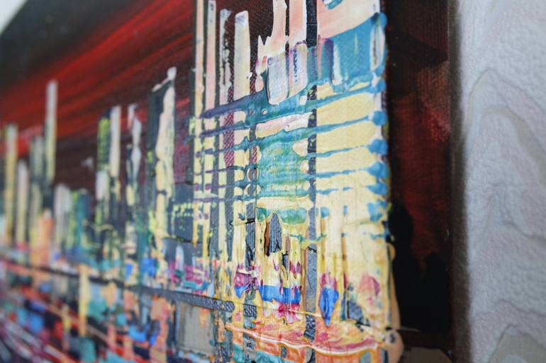 Original Expressionism Cities Painting by Eraclis Aristidou