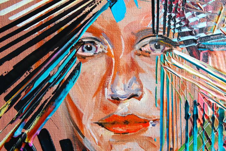 Original Portraiture Women Painting by Eraclis Aristidou