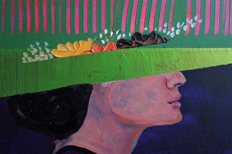 Original Symbolism Women Painting by Eraclis Aristidou