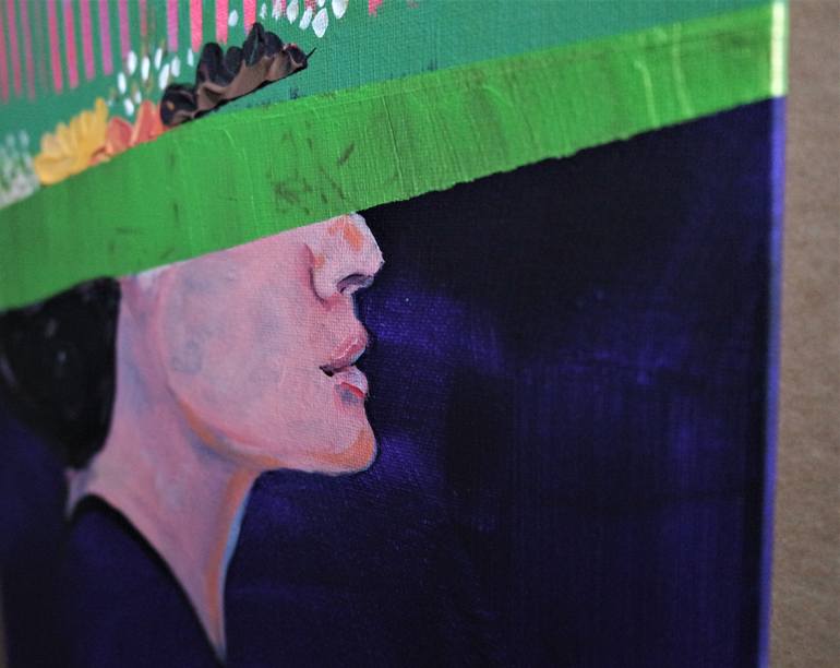 Original Symbolism Women Painting by Eraclis Aristidou