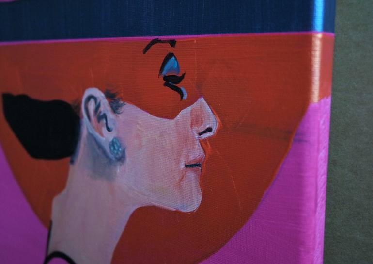 Original Art Deco Women Painting by Eraclis Aristidou