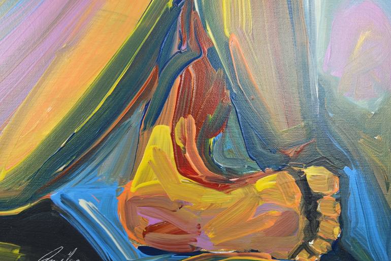 Original Figurative Nude Painting by Eraclis Aristidou